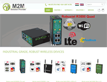 Tablet Screenshot of m2msolution.eu